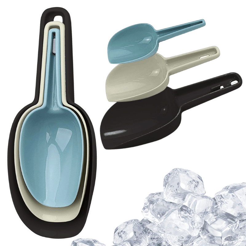 Plastic Kitchen Scoops (3 Pack)