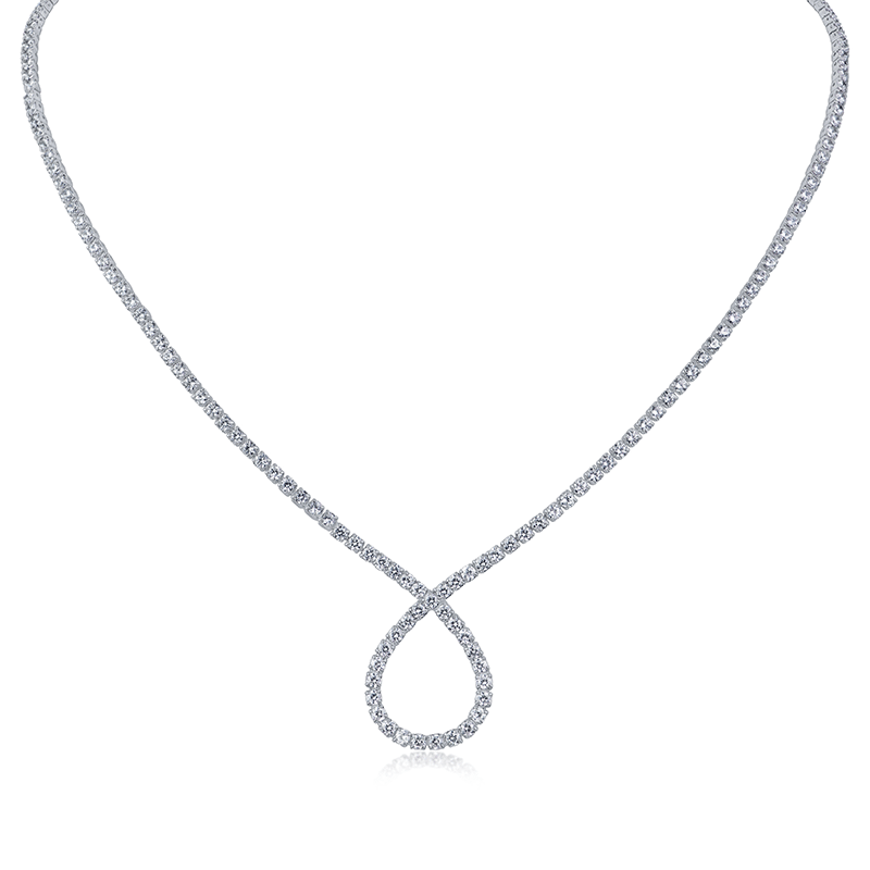 Infinity Loop Statement Necklace