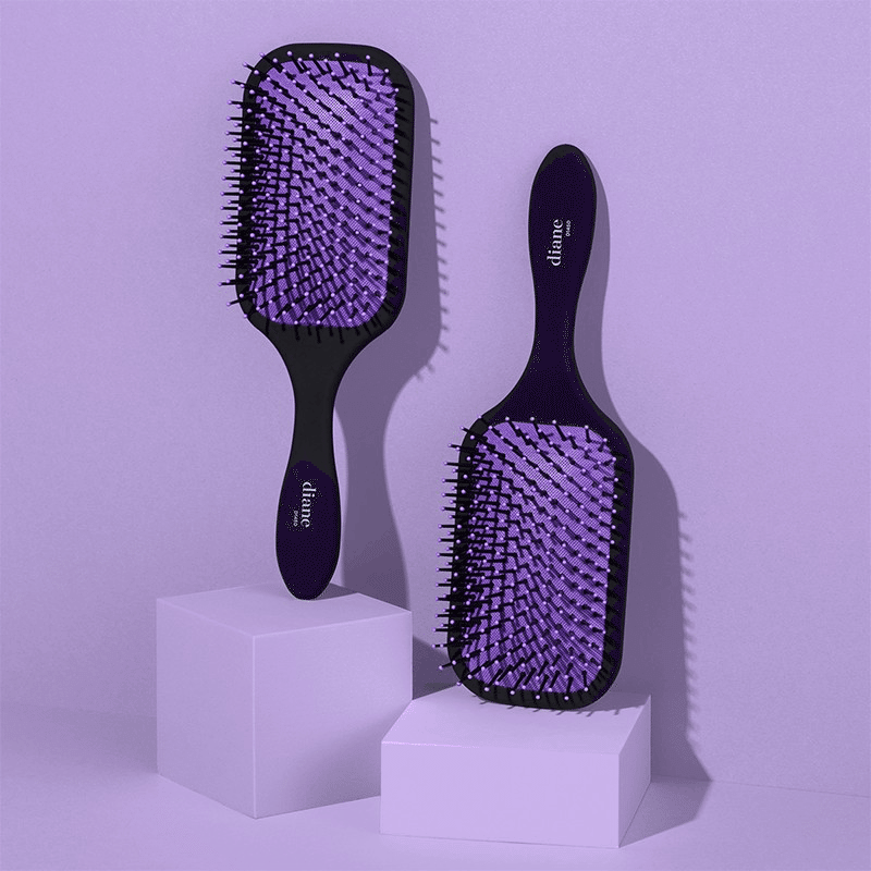 Electric Violet Square Paddle Brush