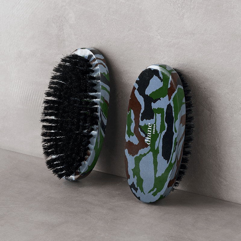 100% Soft Boar Brush- Military Camo