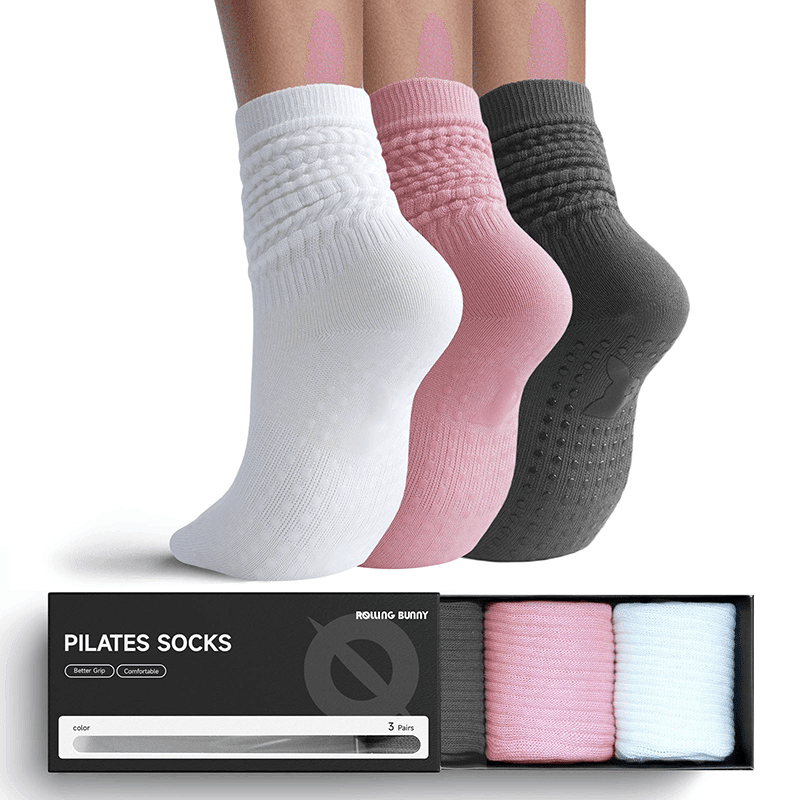 Yoga & Pilates Socks (3 Pack)