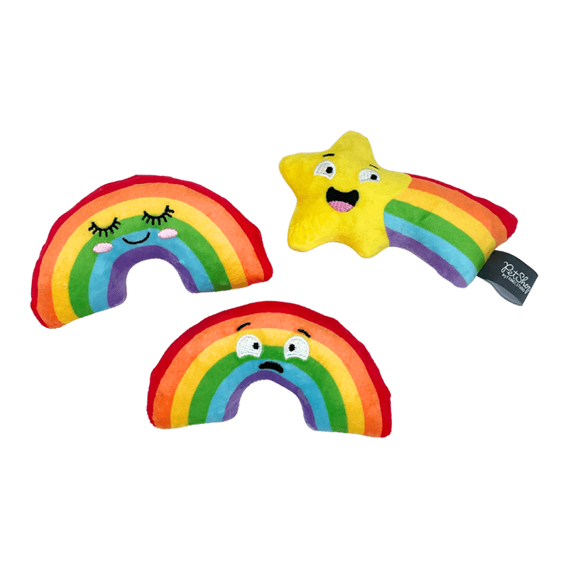 Fringe Studio Rainboos Minis Plush Dog Toy