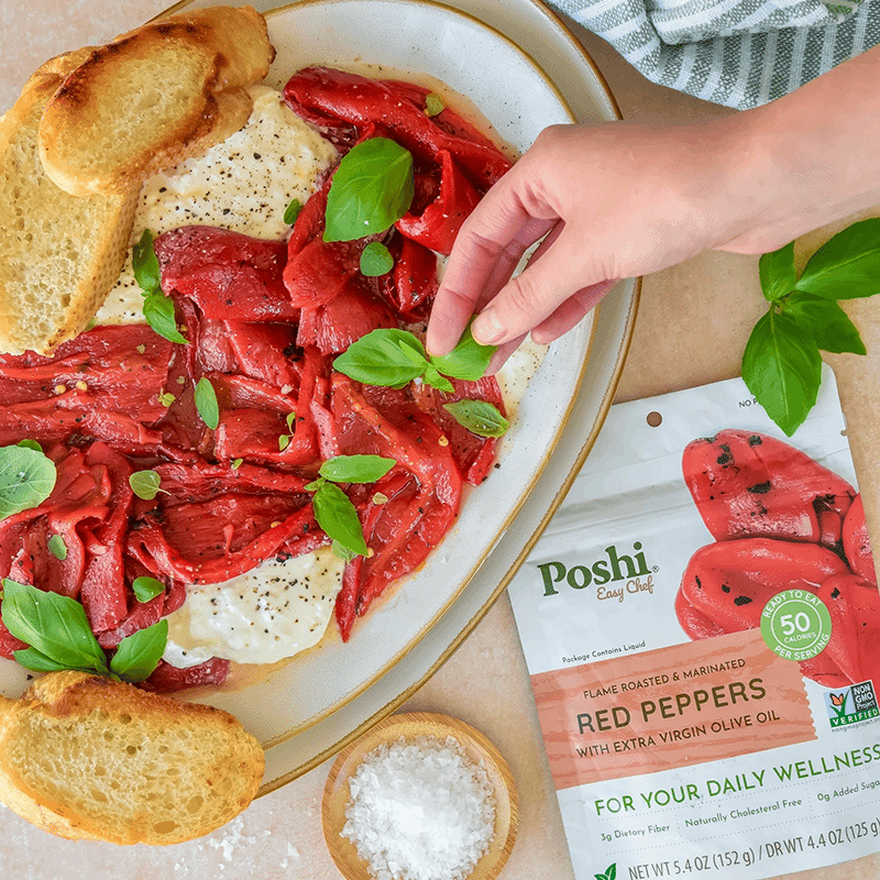 Marinated Roasted Red Peppers