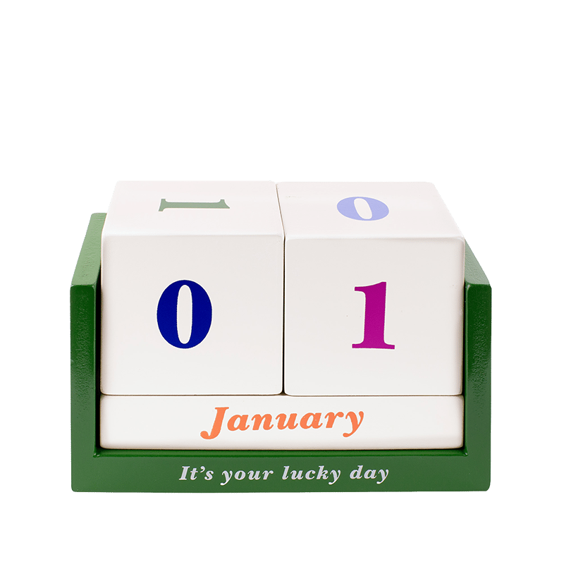 Perpetual Calendar, Colorblock