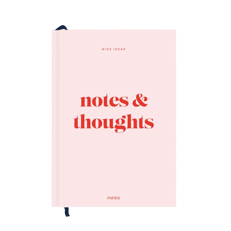 Joy Lined Notebook Pink