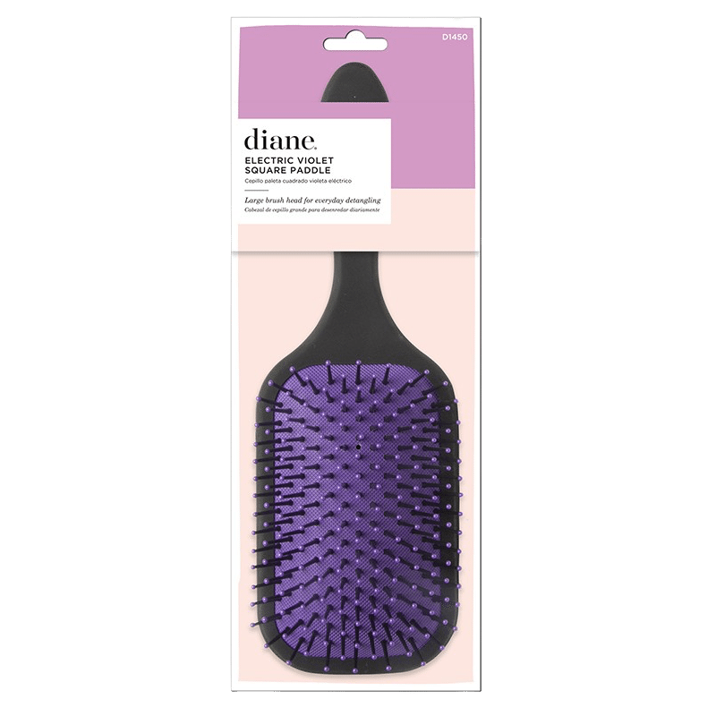 Electric Violet Square Paddle Brush