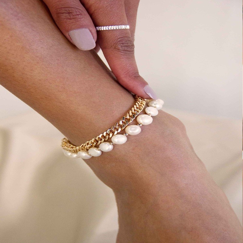 Pearl Party Anklet Set