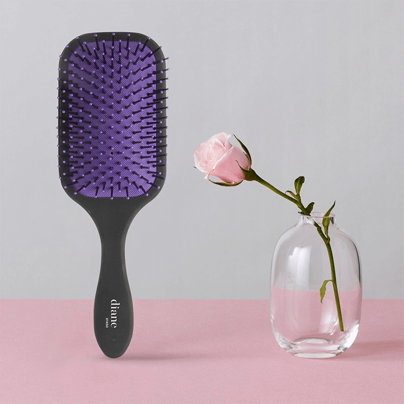 Electric Violet Square Paddle Brush