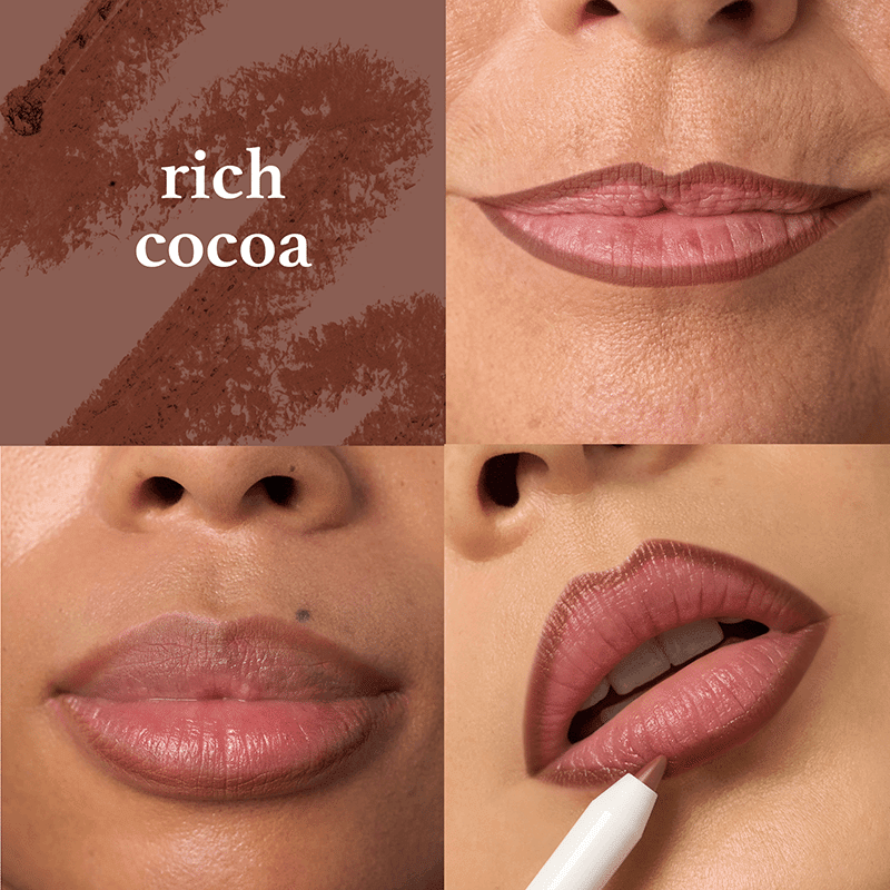With a Trace Retractable Lip Liner