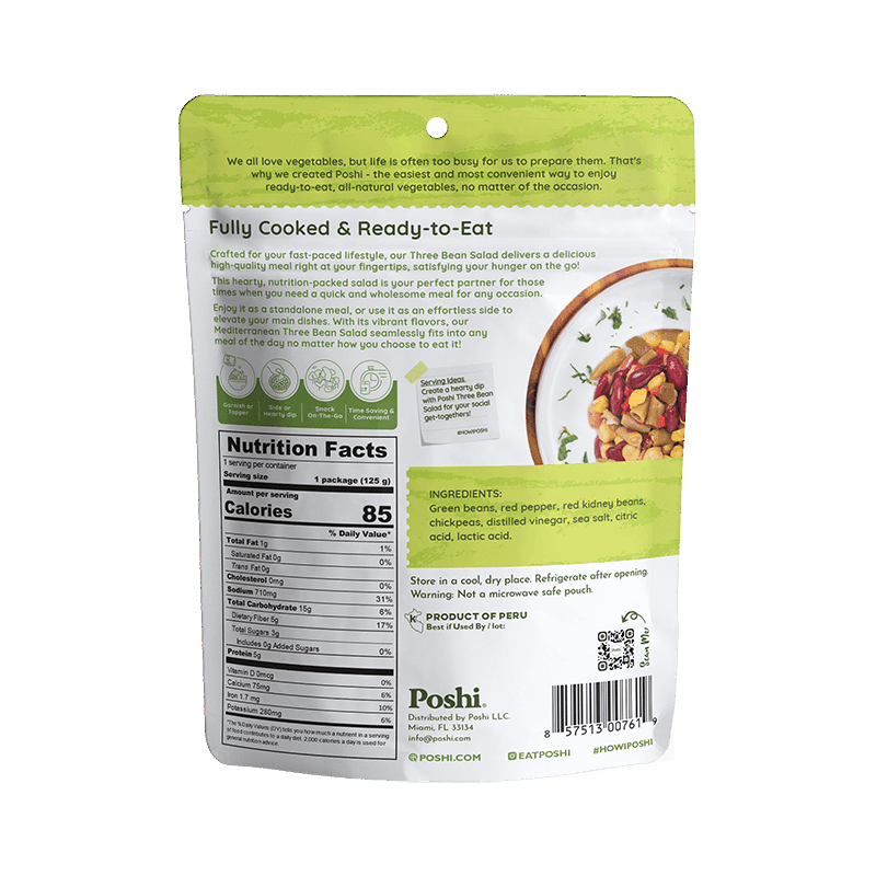 Mediterranean Three Bean Salad