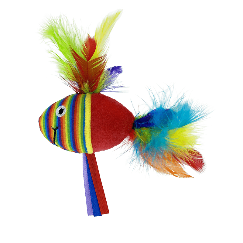 Rainbow Fish Cat Toy