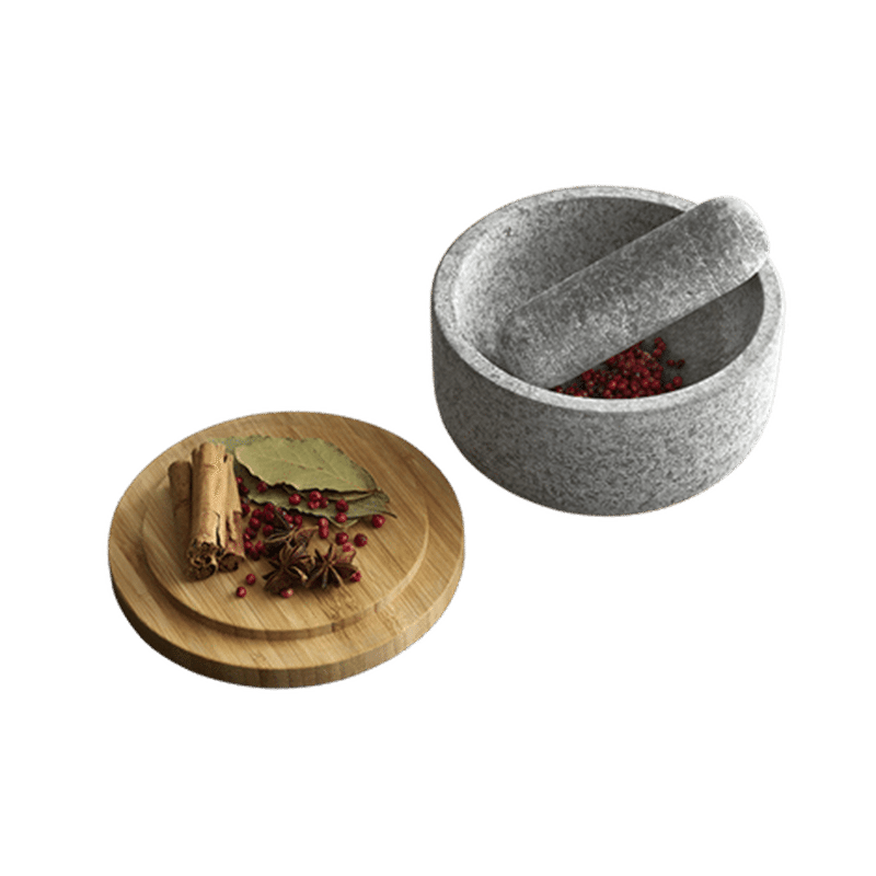 Dash Pestle & Mortar with Bamboo Lid