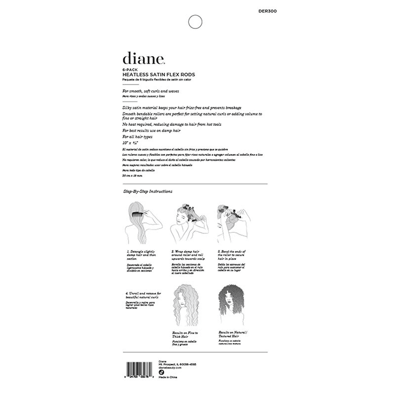 Heatless Satin Flex Rods (6PK)