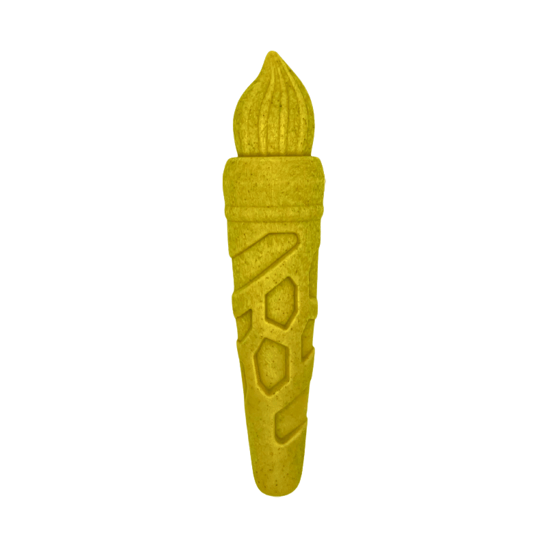 Nylon Yellow Torch Dog Chew Toy