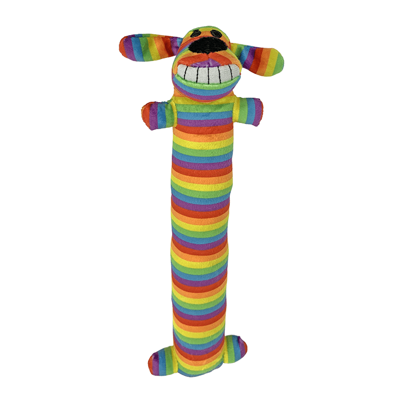 Rainbow Loofa Dog Toy