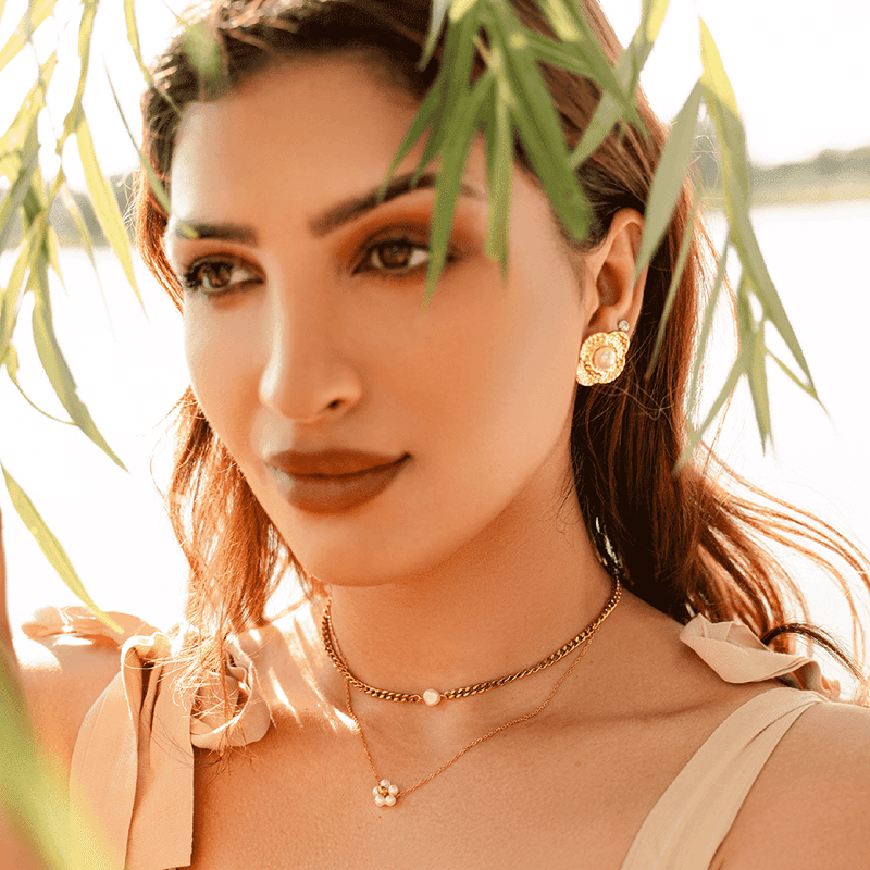 Stainless Steel Zyana Studs