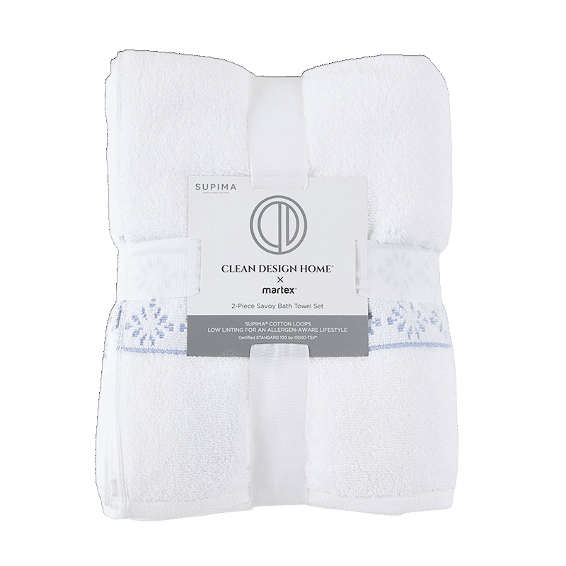 Anti-allergen Savoy 2PK Bath Towels