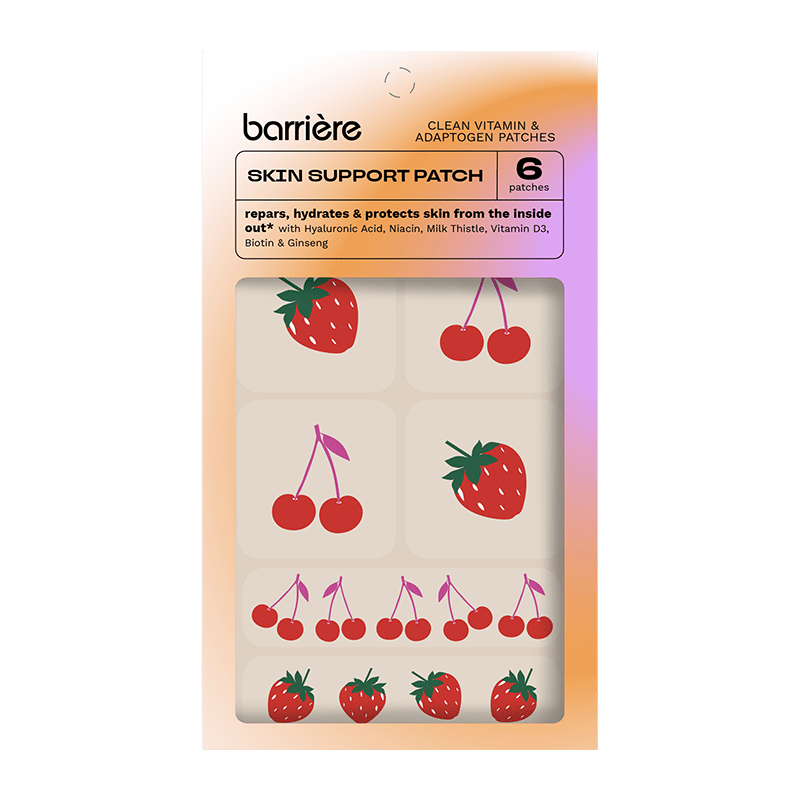 Skin Support Multivitamin Patch in Bold Fruit Print