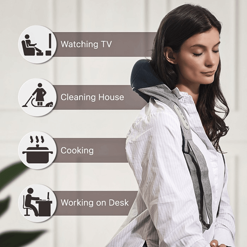 Wave App Controlled Neck and Back Massager