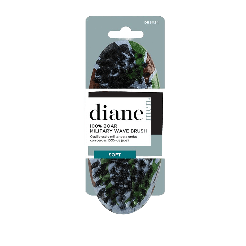 100% Soft Boar Brush- Military Camo