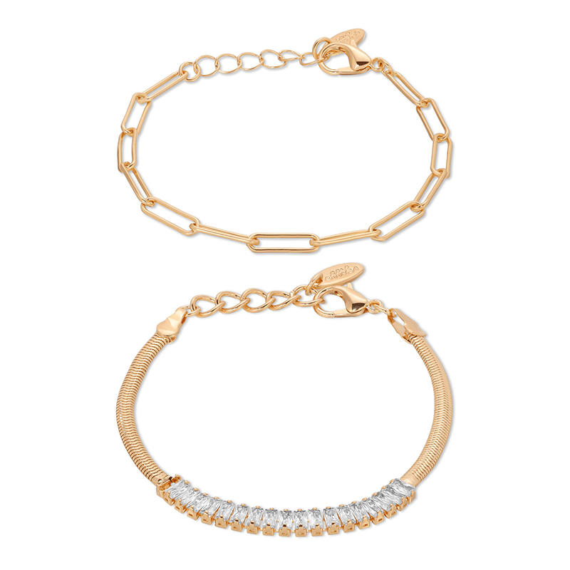 Links and Shine Bracelet Set
