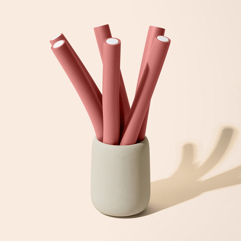 Heatless Flex Rods (6PK) (Dark Pink)