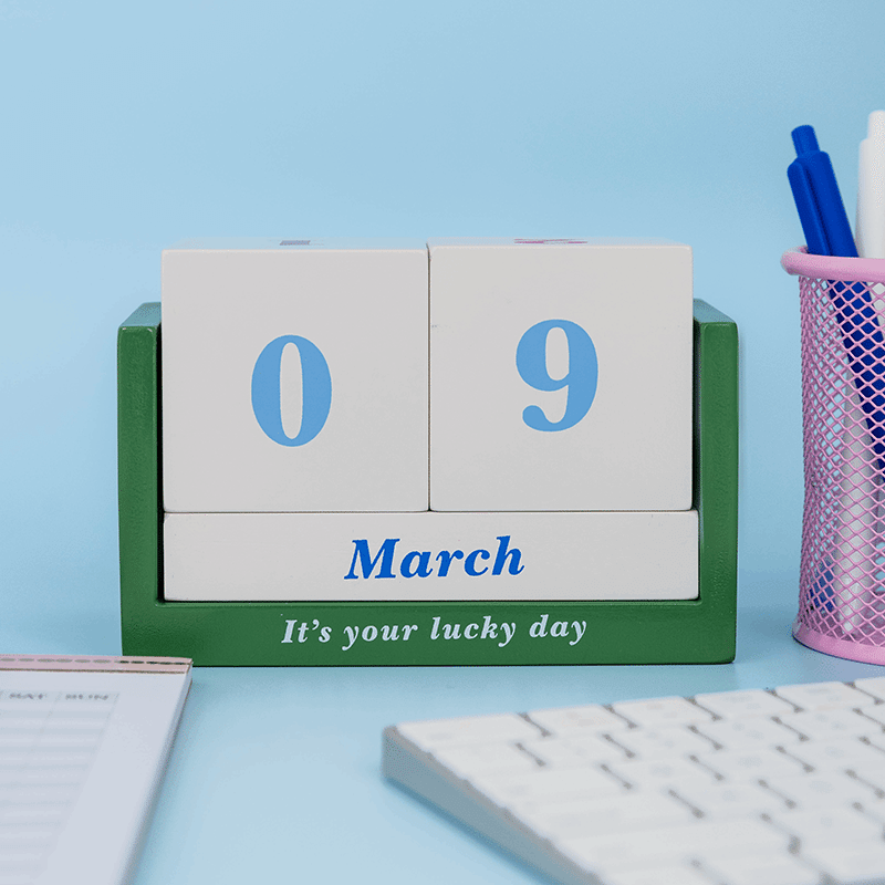 Perpetual Calendar, Colorblock