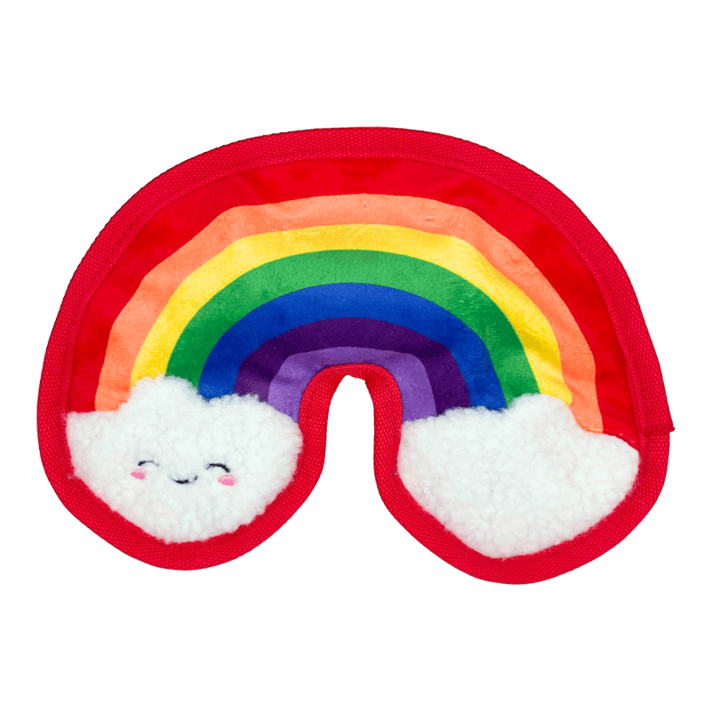 Love Wins Rainbow Plush Dog Toy