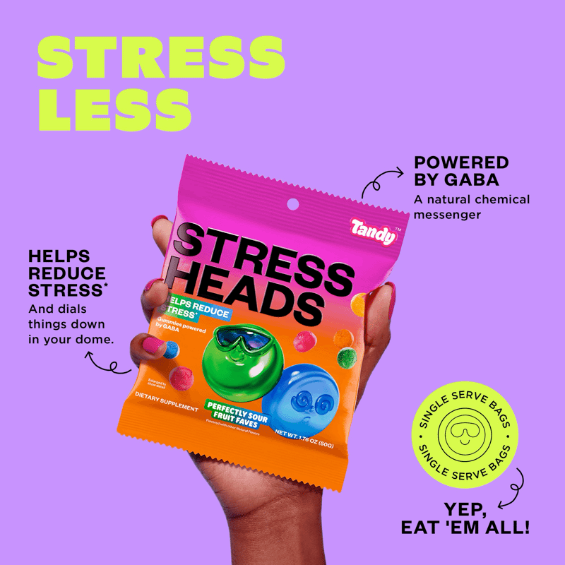 Stress Heads - Perfectly Sour Fruit Favs (6PK)