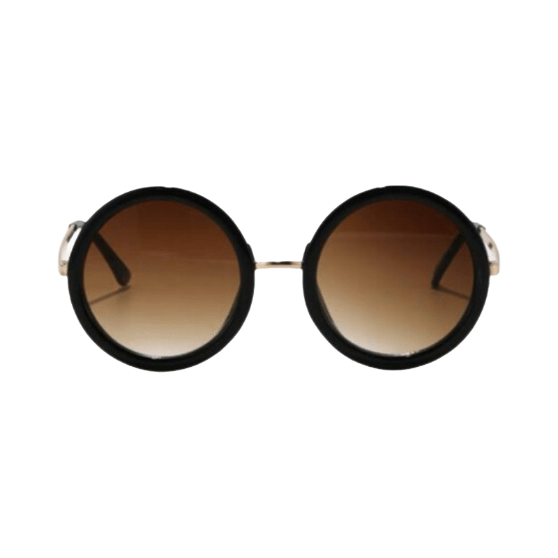 Round Sunglasses - Black Ombre