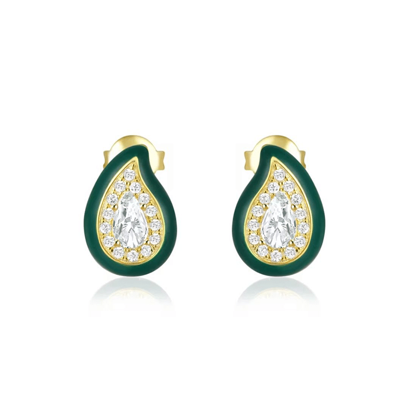 Avocado Stud Earrings