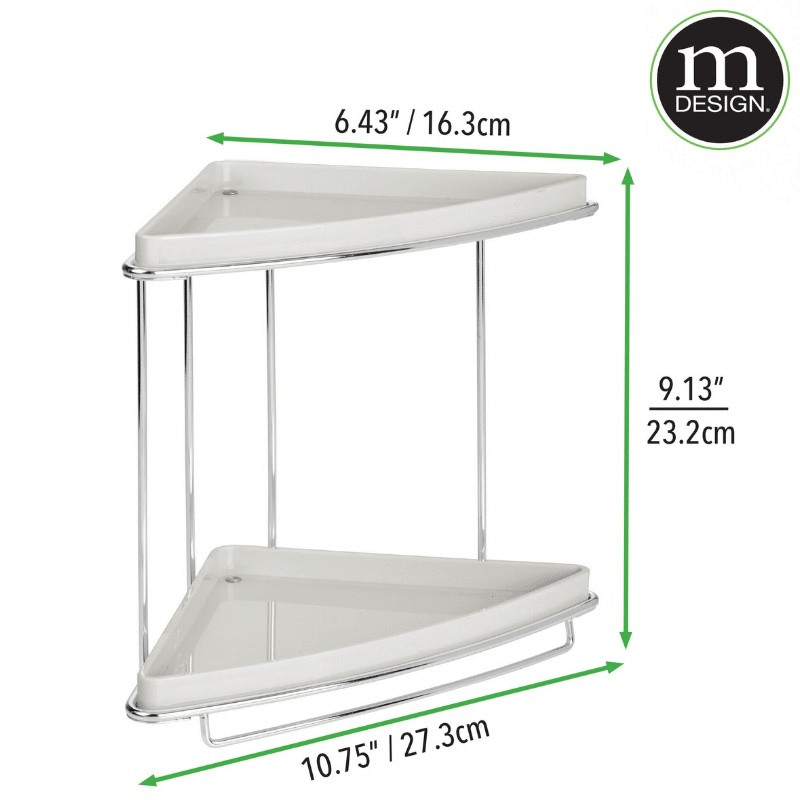 2 Tier Corner Vanity Shelf (2 Pack)