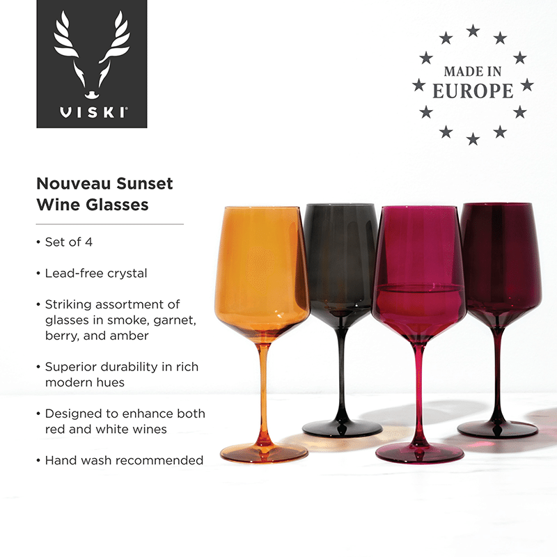 Reserve Nouveau Crystal Wine Glasses