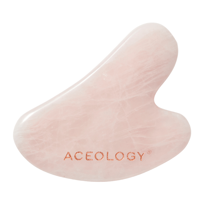 Rose Quartz Gua Sha Facial Massager