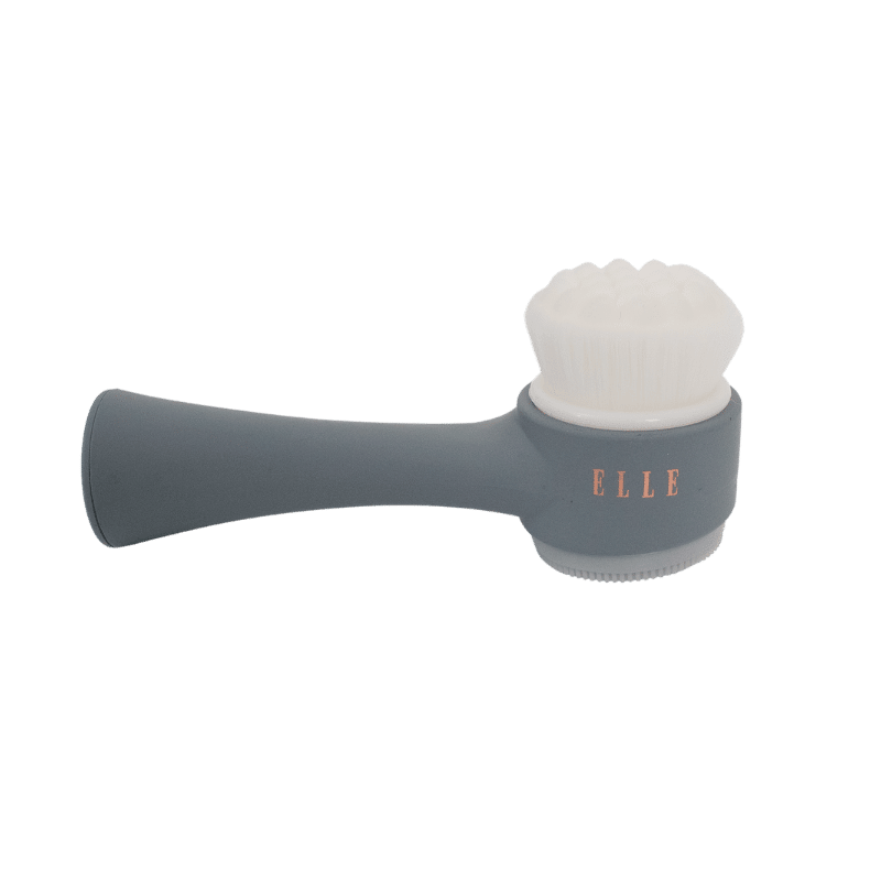 Dual Sided Cleansing Facial Brush with Exfoliator