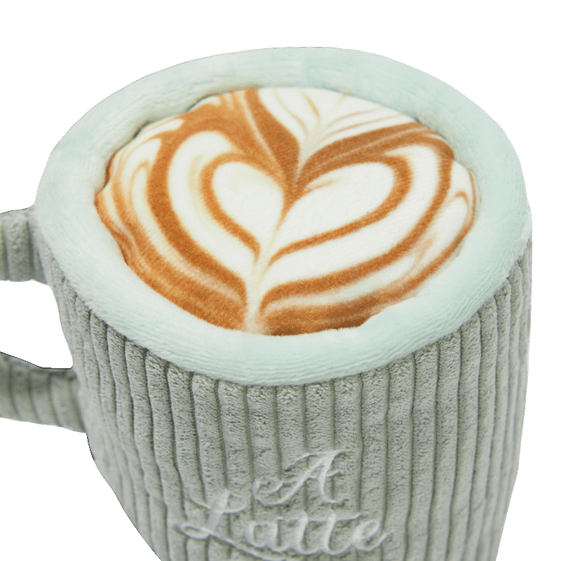 Latte Cup Plush Dog Toy