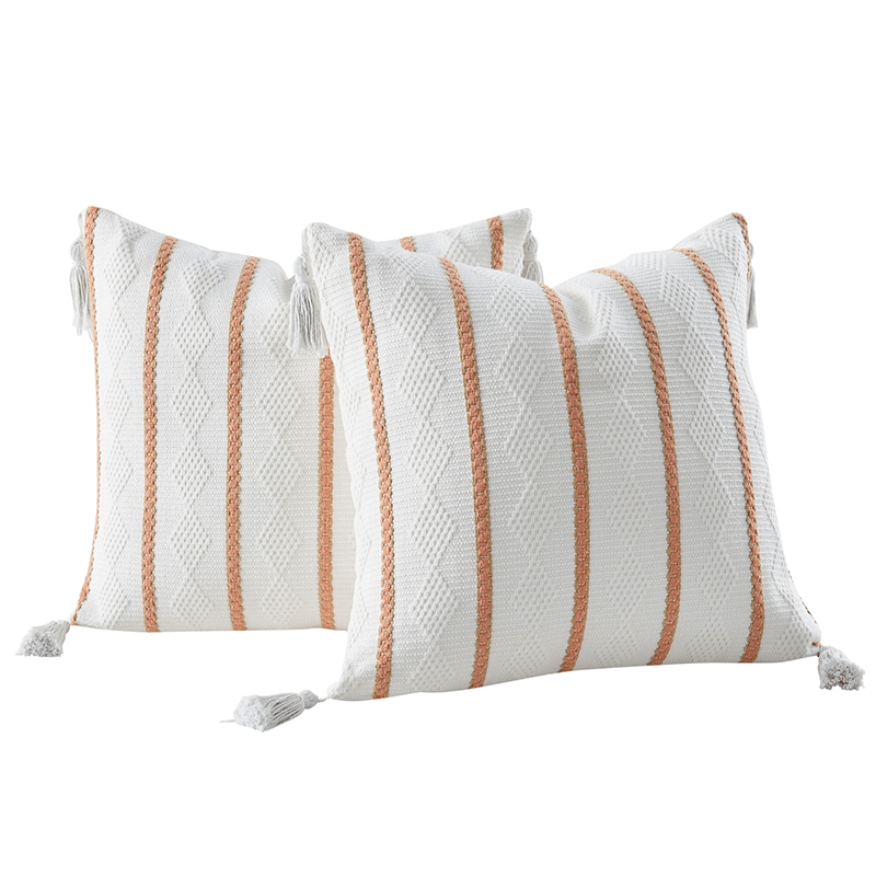 Boho Woven Decorative Pillow Cover (2 Pack)