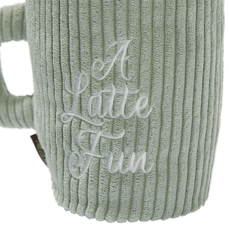 Latte Cup Plush Dog Toy