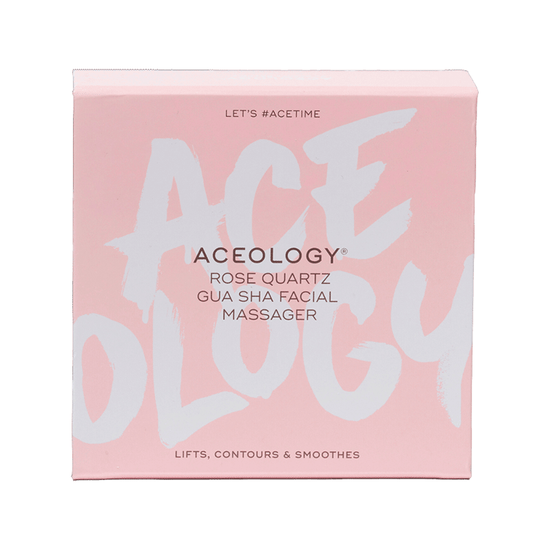 Rose Quartz Gua Sha Facial Massager