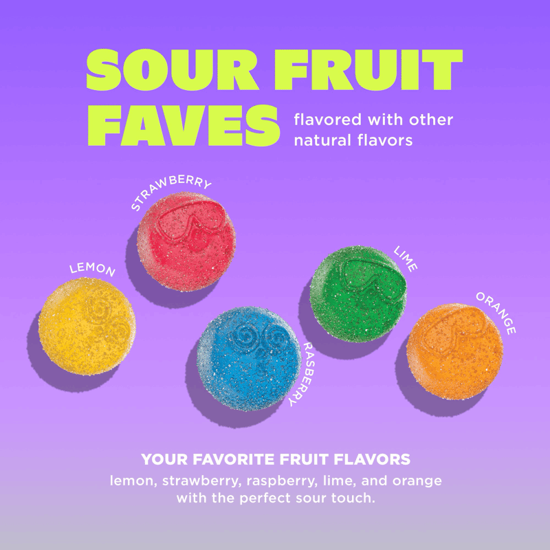Stress Heads - Perfectly Sour Fruit Favs (6PK)