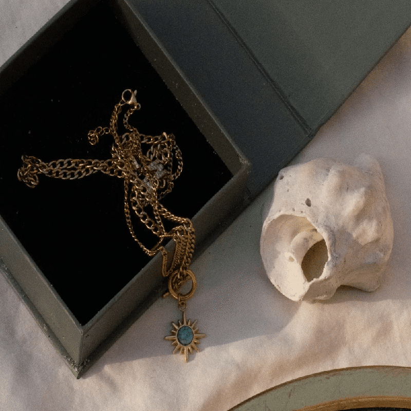 Stainless Steel Sol Necklace