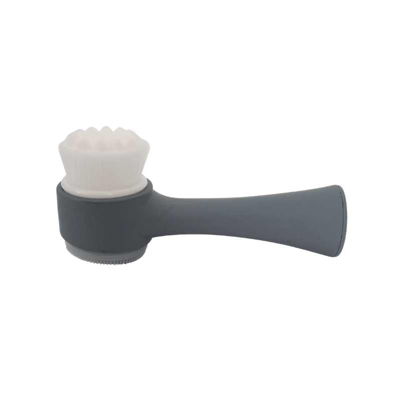 Dual Sided Cleansing Facial Brush with Exfoliator