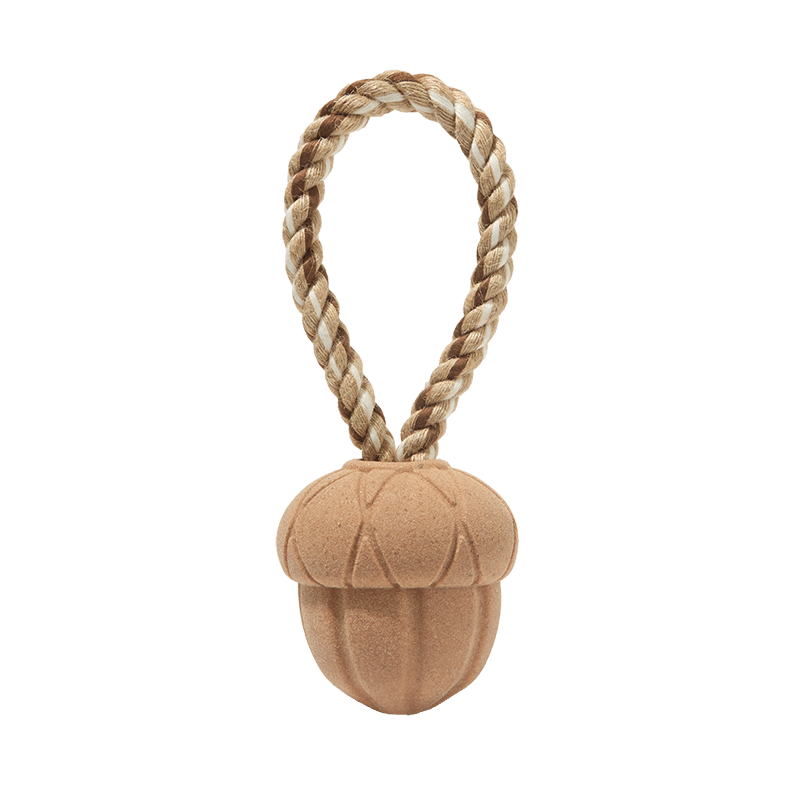 TPR Acorn Tug Large Dog Toy