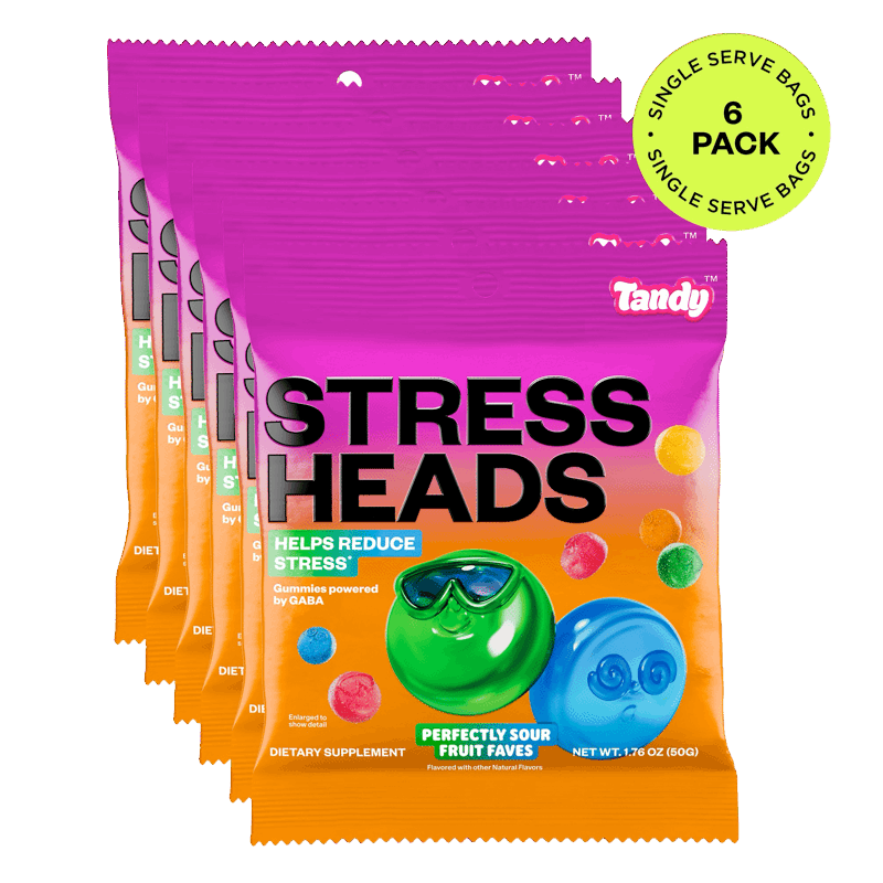 Stress Heads - Perfectly Sour Fruit Favs (6PK)