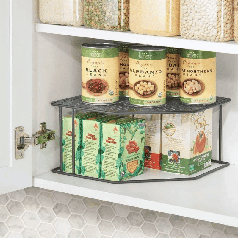 Kitchen Corner Shelf (2 Pack) (Graphite)