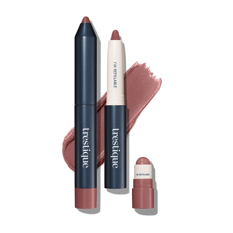 Fig Matte Lip Crayon + Balm in Florence Fig