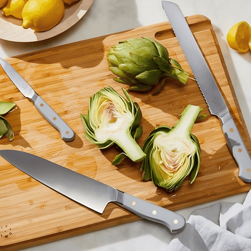 Five Two 9" Serrated Knife - Smoked Salt