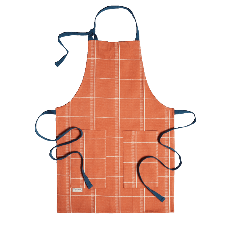 Linen Apron - Perracotta