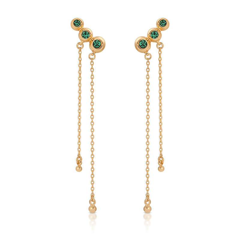 Emerald City Waterfall Earrings