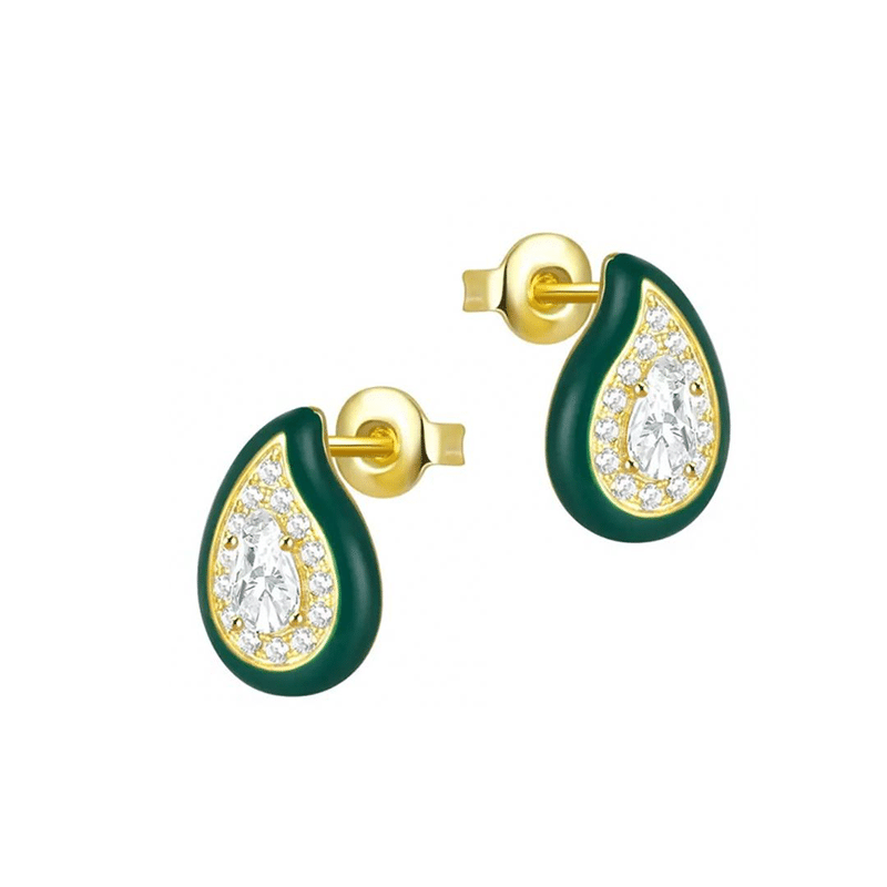 Avocado Stud Earrings